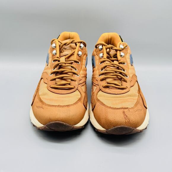 Saucony Shoes Mens 13 Brown Cordura 3D Grid Hurricane Trail Running Sneakers - Picture 3 of 11